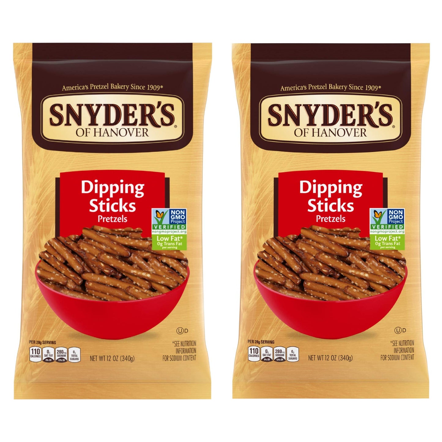 Snyders of Hanover Dipping Stick Pretzel - 12 oz - 2 pk