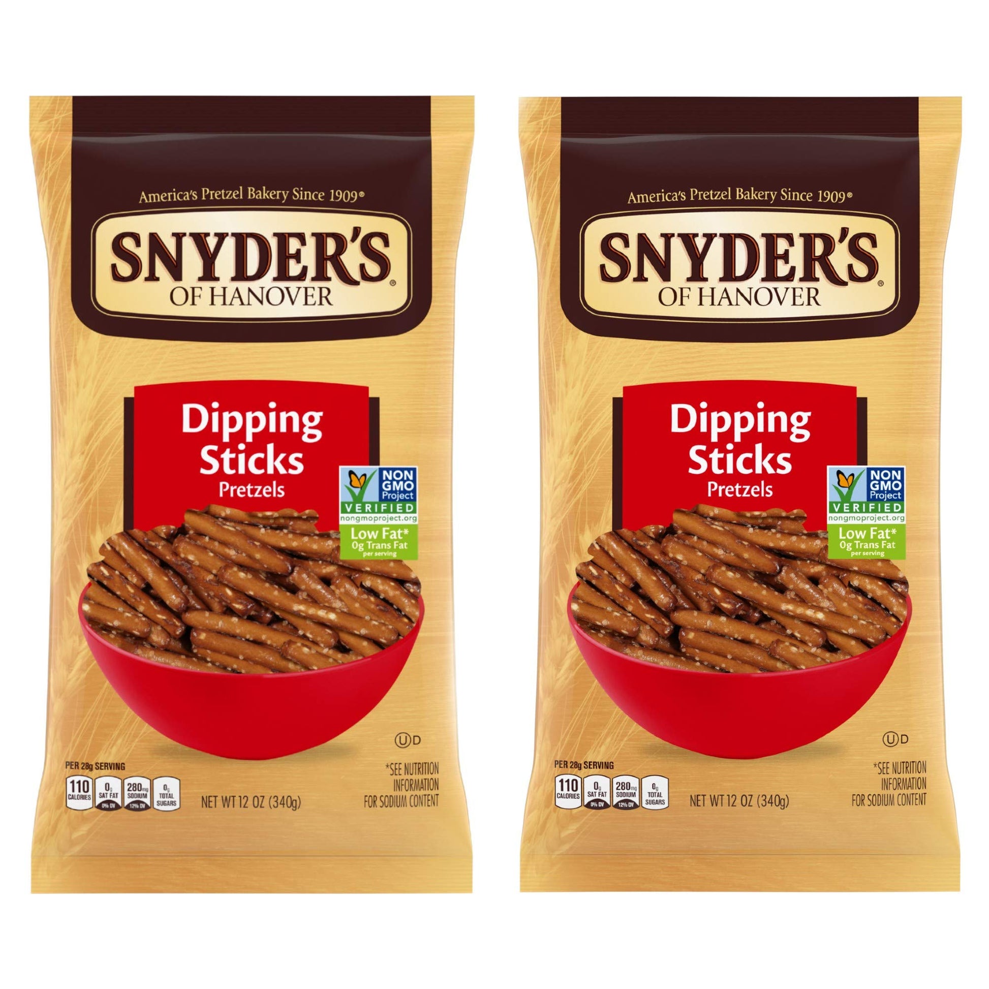 Snyders of Hanover Dipping Stick Pretzel - 12 oz - 2 pk