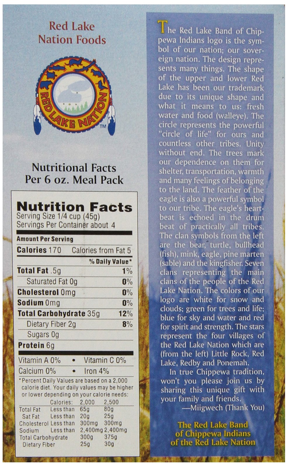 Red Lake Nation 100% All Natural Minnesota Cultivated Wild Rice