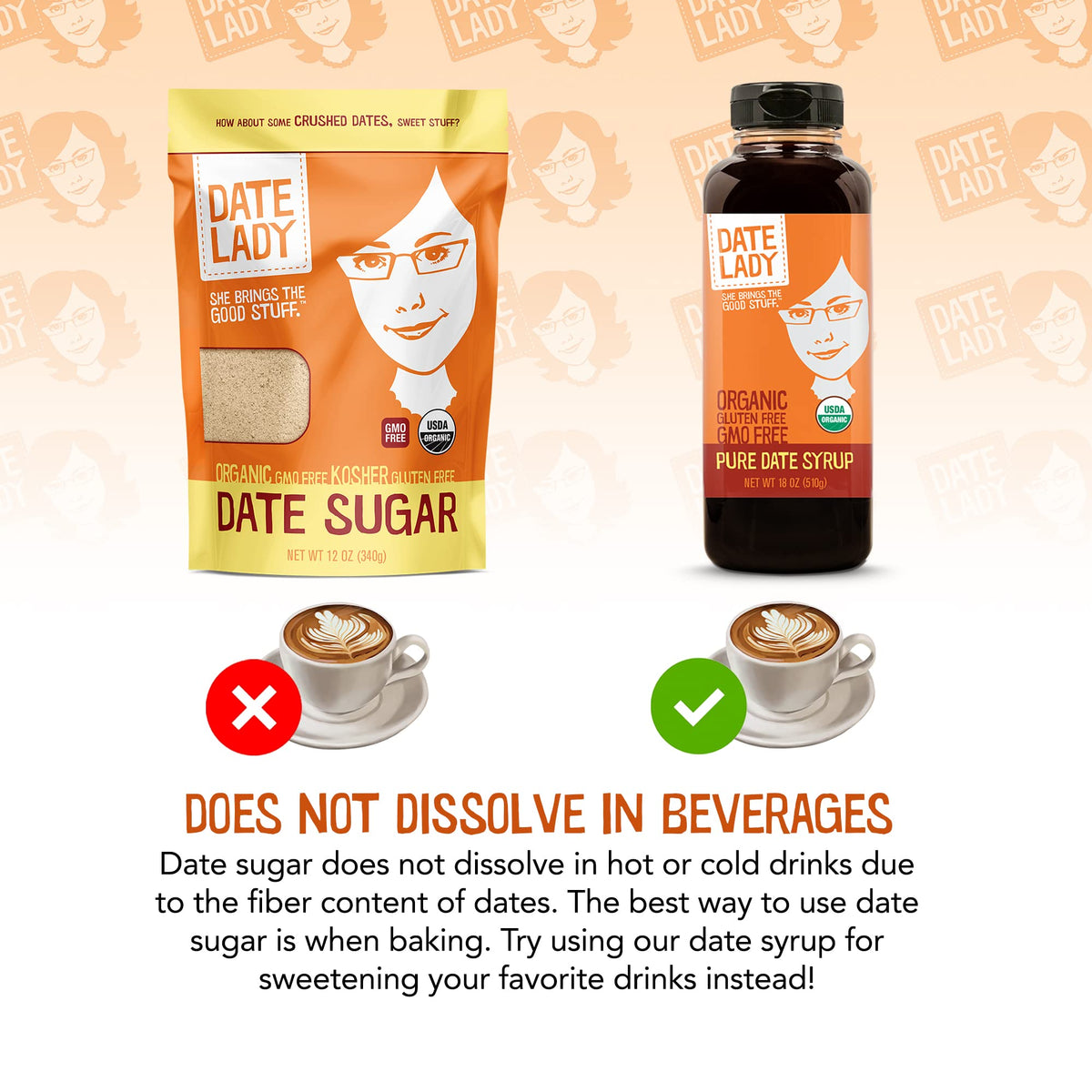 Organic Date Sugar, 1.5 lb | 100% Whole Food | Vegan, Paleo, Gluten-free & Kosher | 100% Ground Dates | Sugar Substitute and Alt