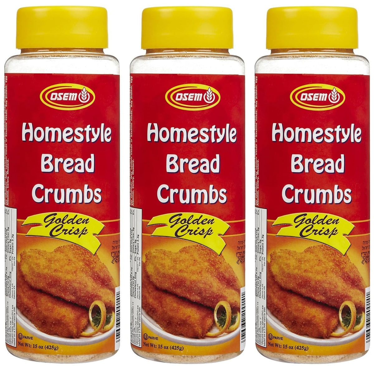 OSEM Golden Crisp Bread Crumbs, 15 oz, 3 pk