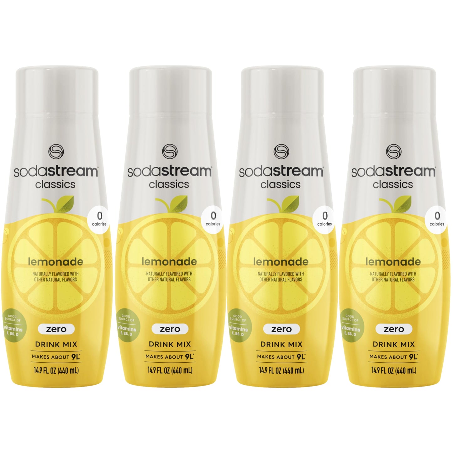 SodaStream SodaStream Zero Lemonade Drink Mix, 14.8 Fl Oz, Pack of 4