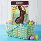HERSHEYS Solid Milk Chocolate Bunny, Easter Candy Gift Box, 14 oz