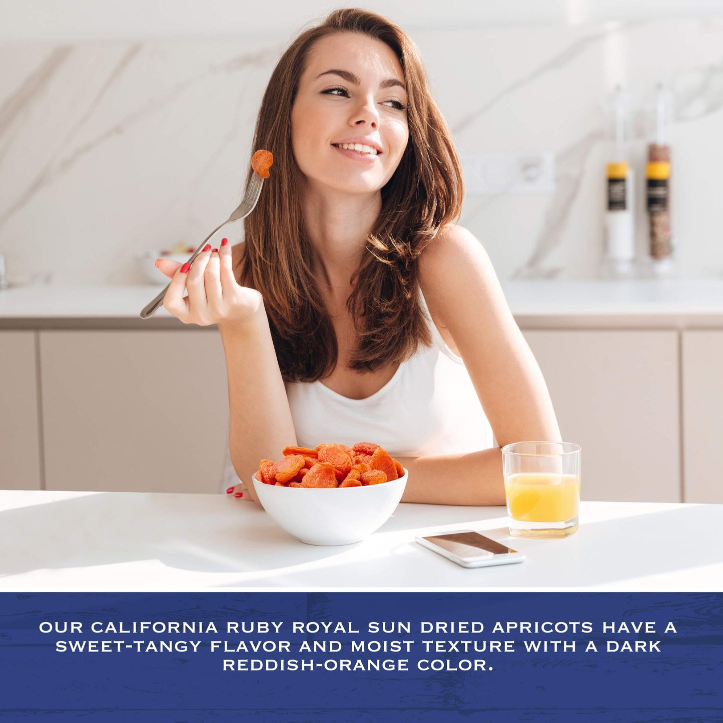 Traina Home Grown California Sun Dried Ruby Royal Apricot Halves - SEASONAL/LIMITED - Healthy  No Sugar Added  Non GMO  Gluten Free  Kosher Certified  Vegan  Value Size (5 lbs)