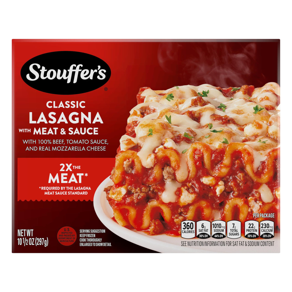 Stouffer s Lasagna with Meat Sauce Frozen Meal
