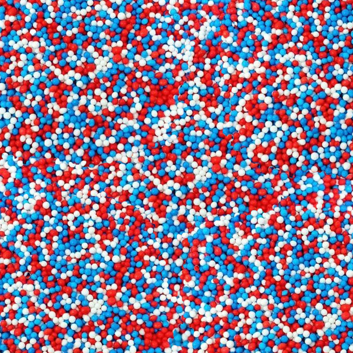 Sentovac 4Th Of July Sprinkles Patriotic Nonpareils 2Mm Mini Red White Blue Peals Sprinkles Edible Sugar For Cake Cupcake Topper