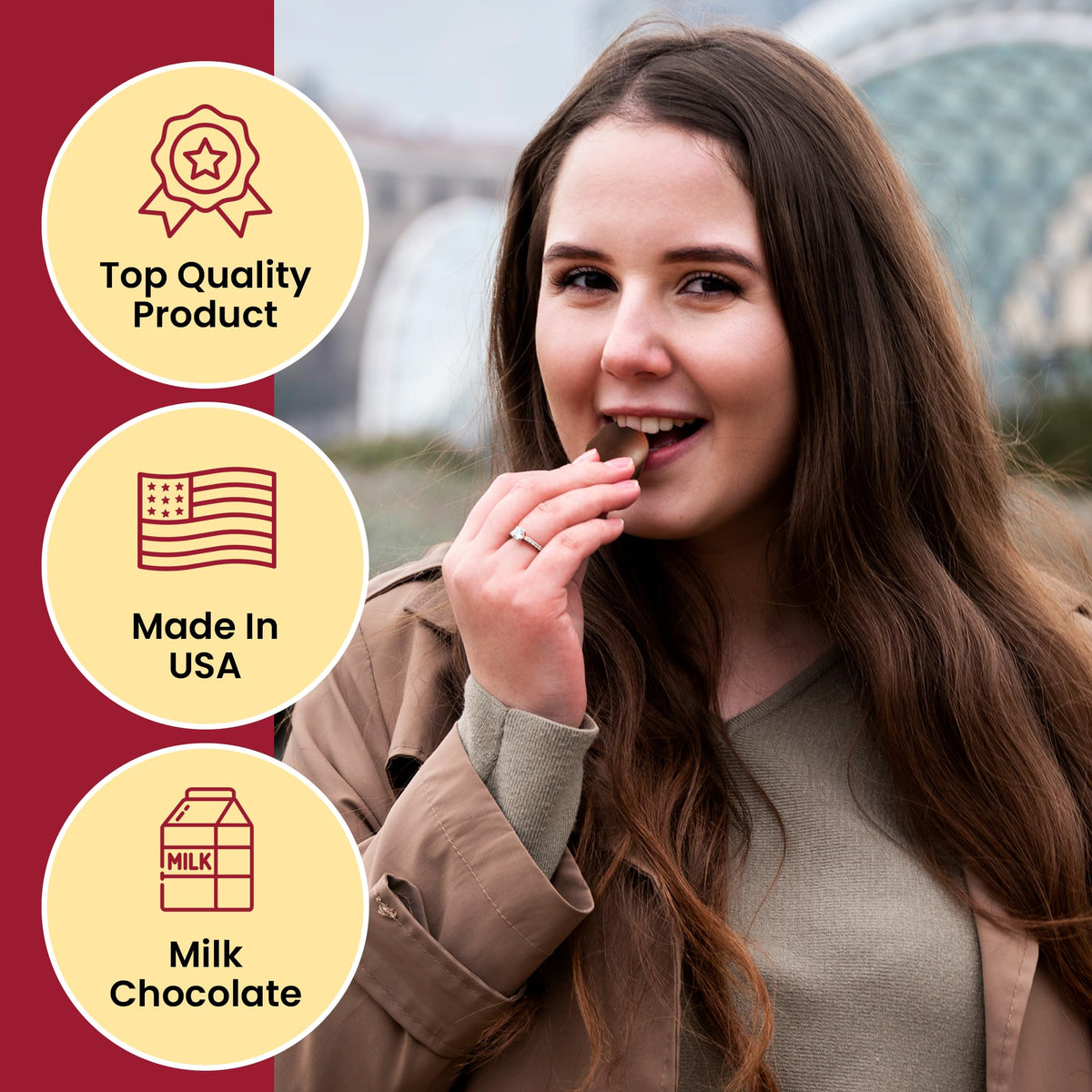 Queen Anne Milk Chocolate Covered Cordial Cherries | 6.6 Oz | 10 Piece Gift Box | Whole Maraschino Cherry Creamy Filled Liquid Center |Holiday Party Chocolate Candy