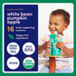 Cerebelly Organic Baby Food Pouches, White Bean Pumpkin Apple Purees, 16 Nutrients, No Added Sugar, Fiber & Non-Gmo, 4Oz, 6 Pack