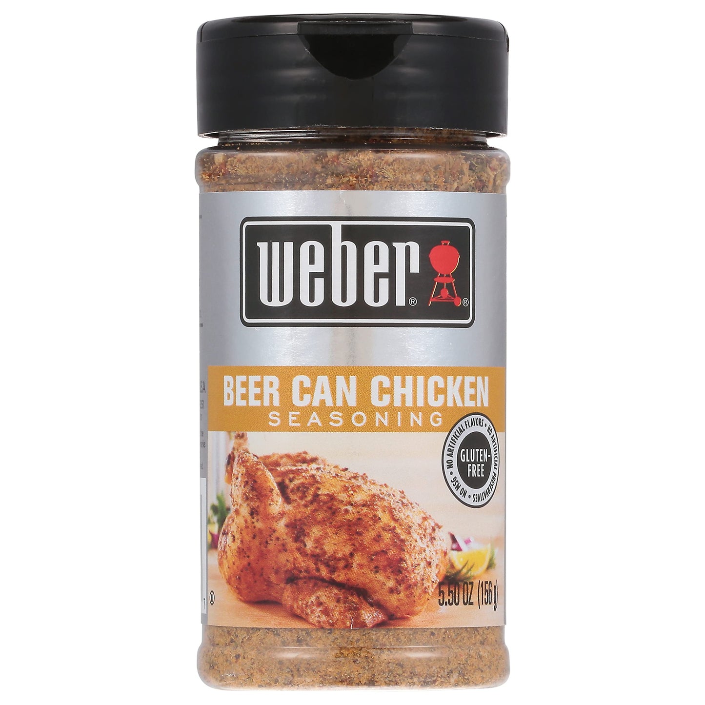 Weber Beer Can Chicken Seasoning, 5.5 Ounce Shaker, Pack of 6, Model 2011053