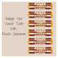 Reed's Cinnamon Candy Rolls - Individually Wrapped Traditional Hard Candy - 6 Rolls (1.01oz Pack) - Iconic Flavor