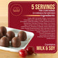 Queen Anne Milk Chocolate Covered Cordial Cherries | 6.6 Oz | 10 Piece Gift Box | Whole Maraschino Cherry Creamy Filled Liquid Center |Holiday Party Chocolate Candy