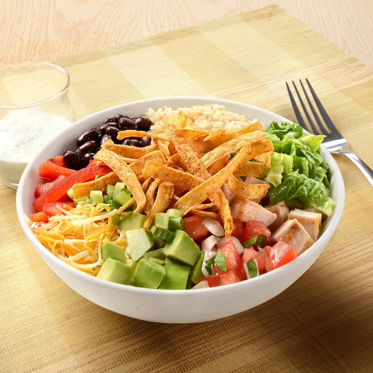 Fresh Gourmet Santa Fe Style Tortilla Strips, 3.5 Ounce Pack of 9, Low Carb Crunchy Snack and Salad Topper