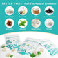 Remineralizing Gum Hydroxyapatite Gum with Xylitol, Coconut Oil, Activated Charcoal & Bee Propolis, Nature Sugar-Free Mint Chewi