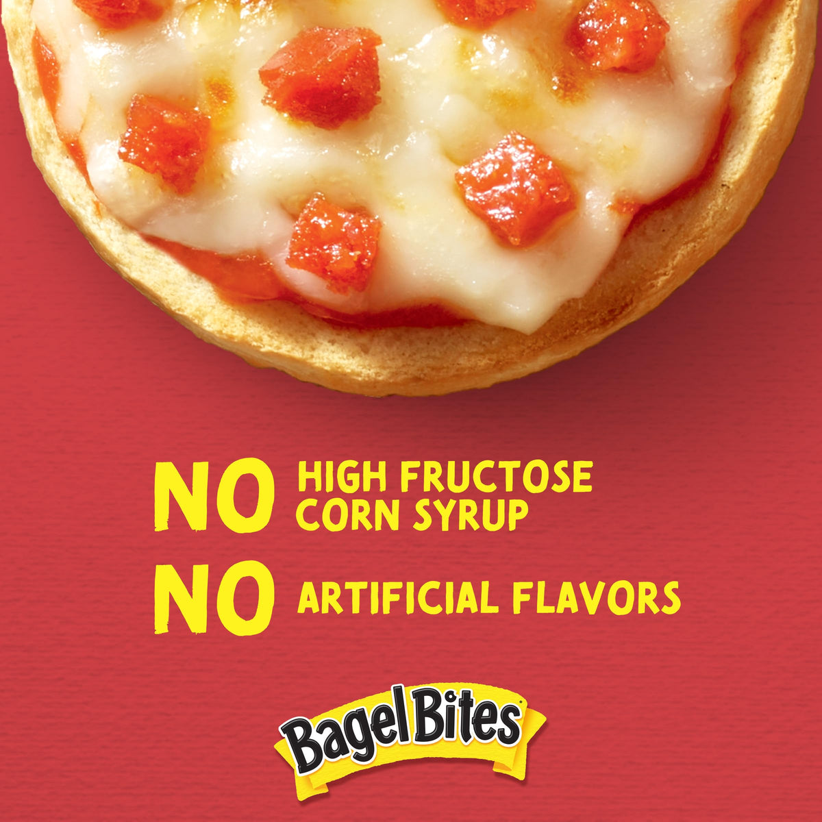 Bagel Bites Cheese & Pepperoni Mini Pizza Bagel Frozen Snacks, 18 ct Box