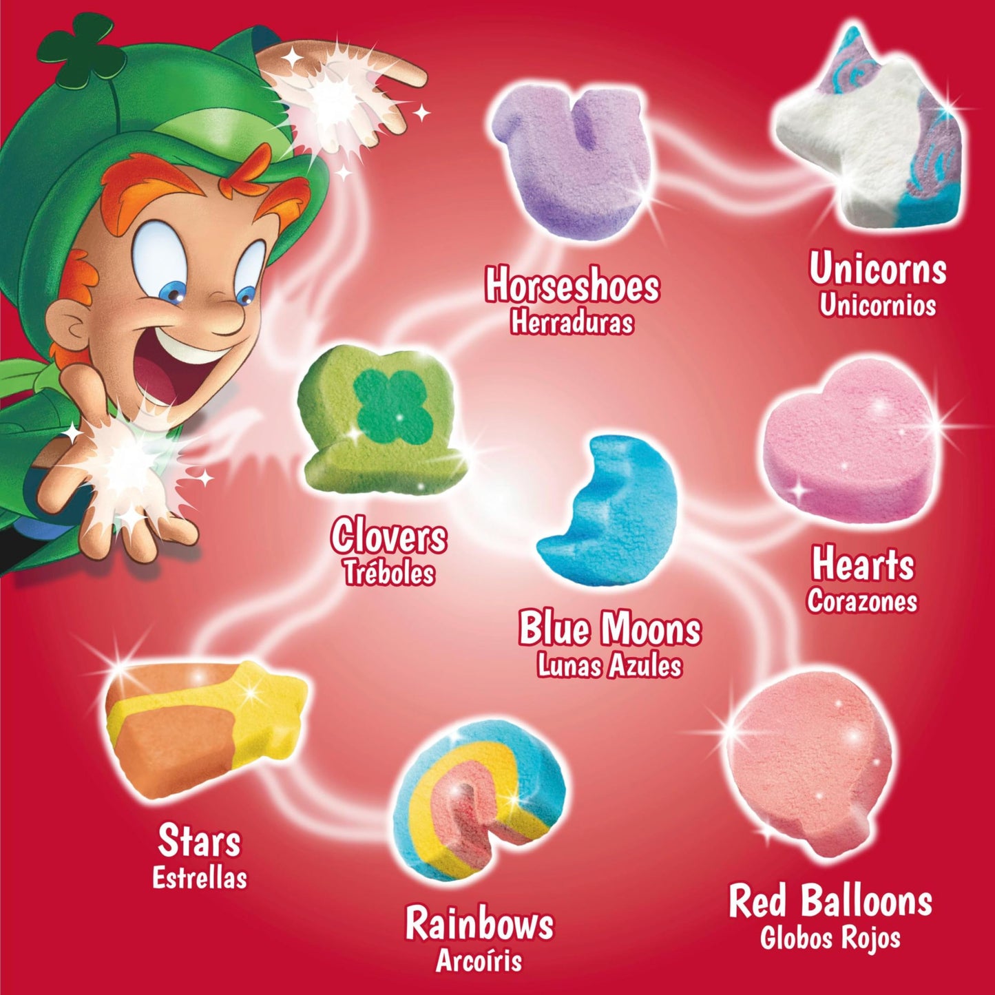 Lucky Charms Gluten Free Cereal with Marshmallows, Kids Breakfast Cereal, Made with Whole Grain, Value Bag, 32 oz