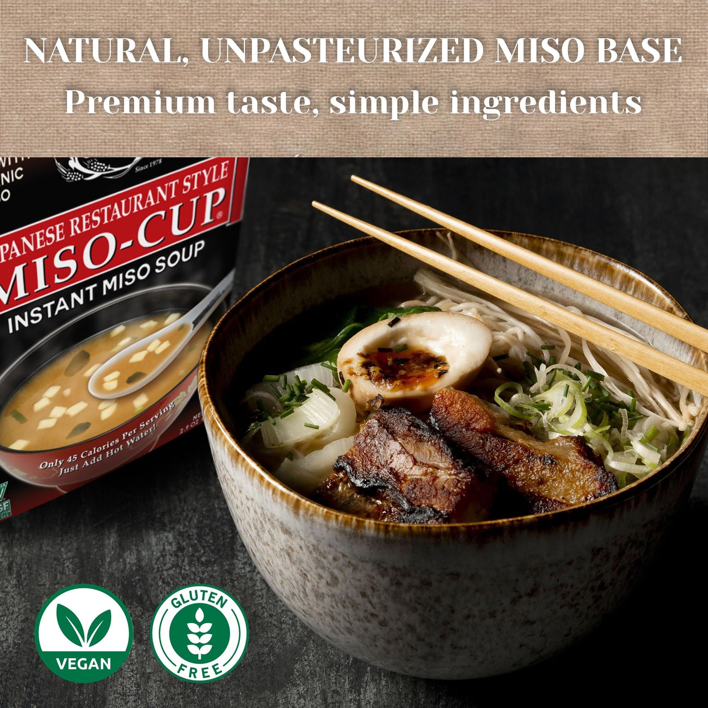 Edward & Sons Miso-Cup Japanese Restaurant Style, 2.9 Ounce