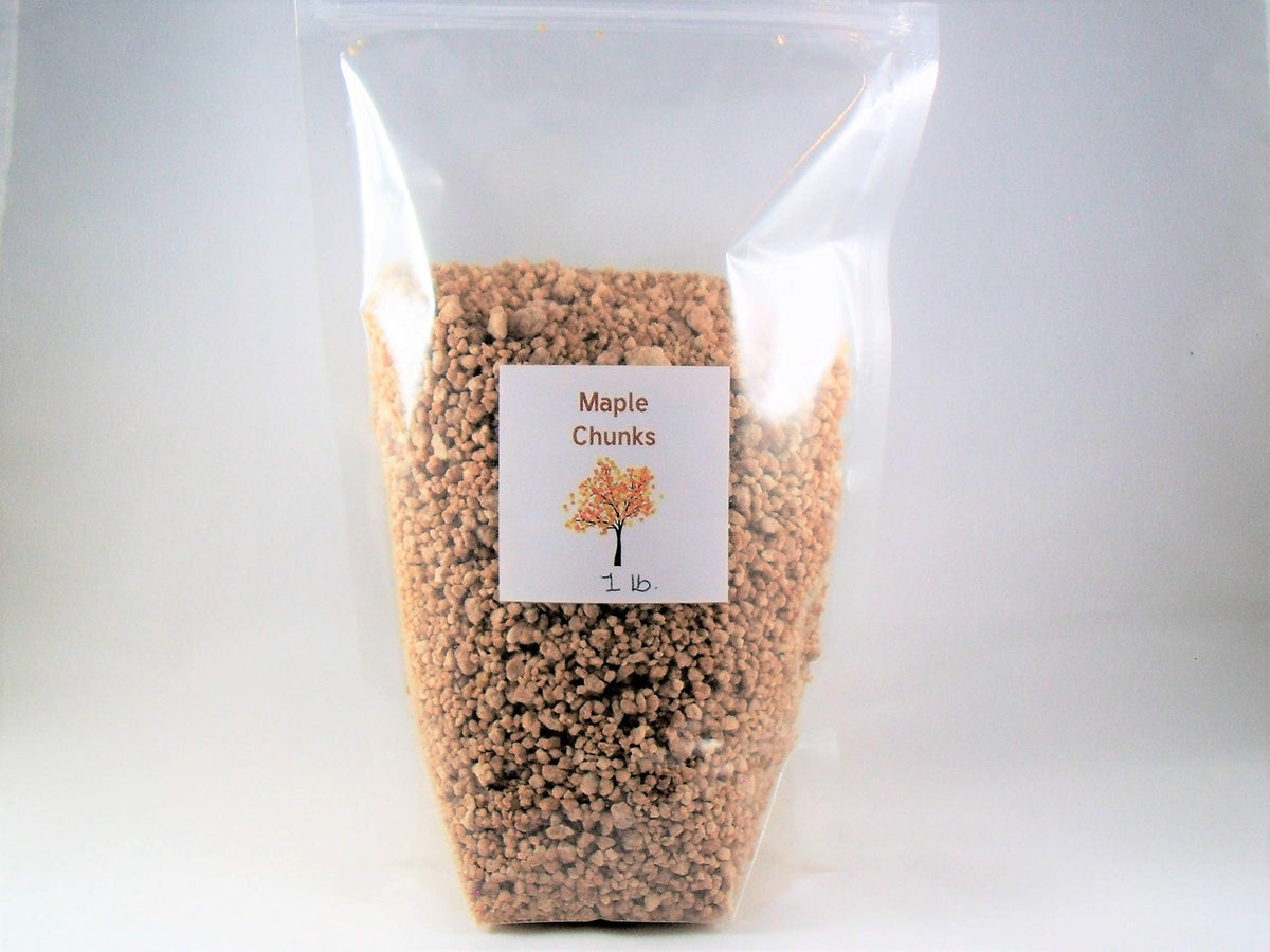 Maple Chunks, 1 Lb. - Natural Sugar - Made only with Pure Maple Syrup