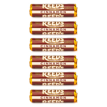 Reeds Individually Wrapped Cinnamon Candy Rolls | Six Rolls | Traditional Hard Candy | Reeds Classic Hard Candy Brought To You B