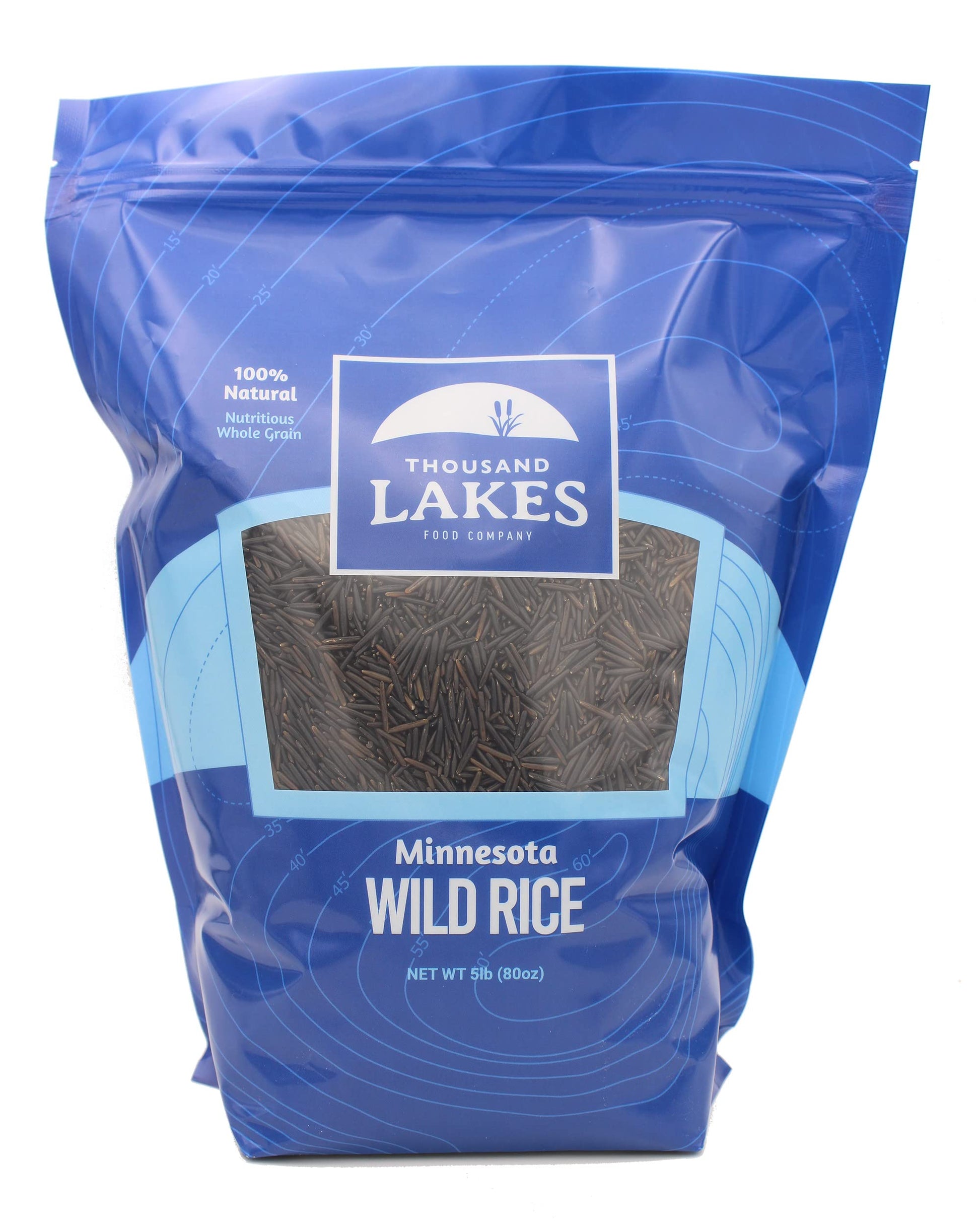 Thousand Lakes Wild Rice - 100% All Natural Bulk - 5 Pound Pack