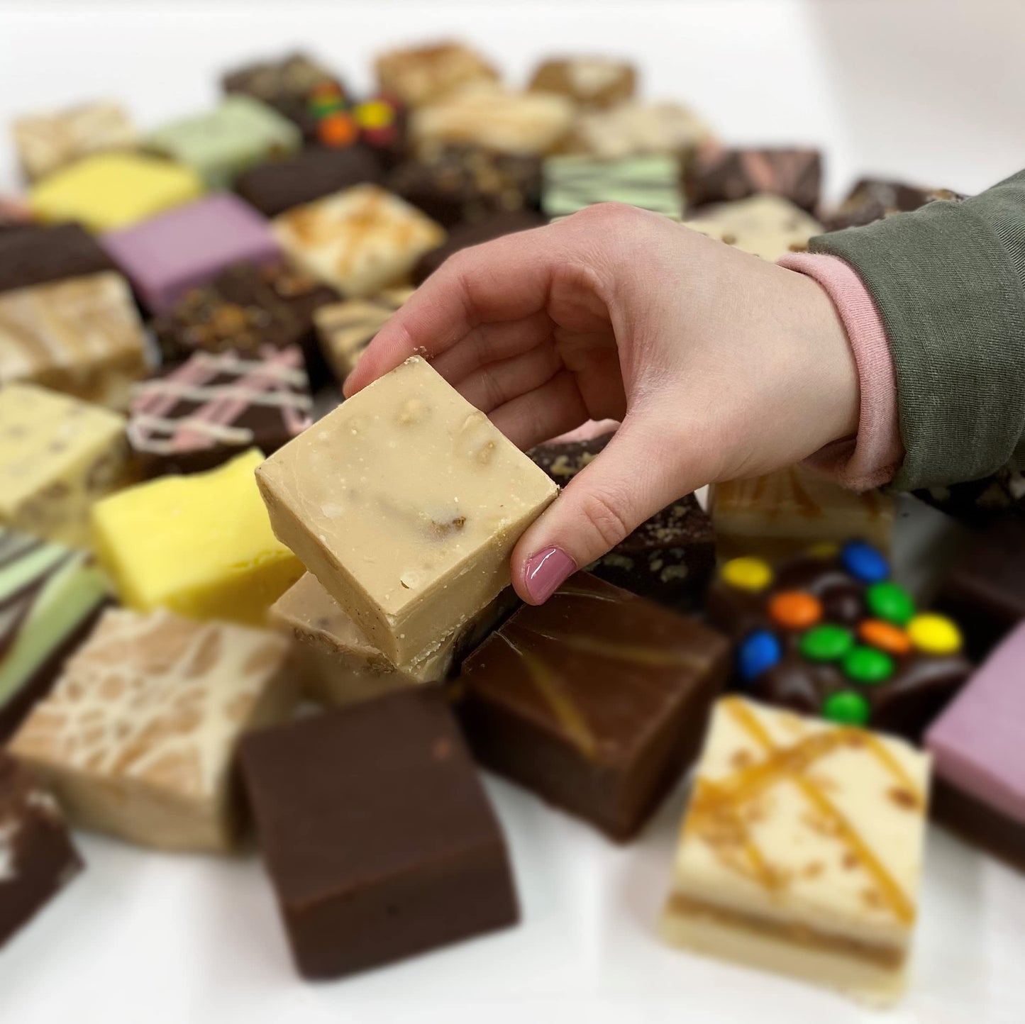 Valley Fudge Maple Walnut Artisan Fudge, Fresh Gourmet Candy, Half Pound Package