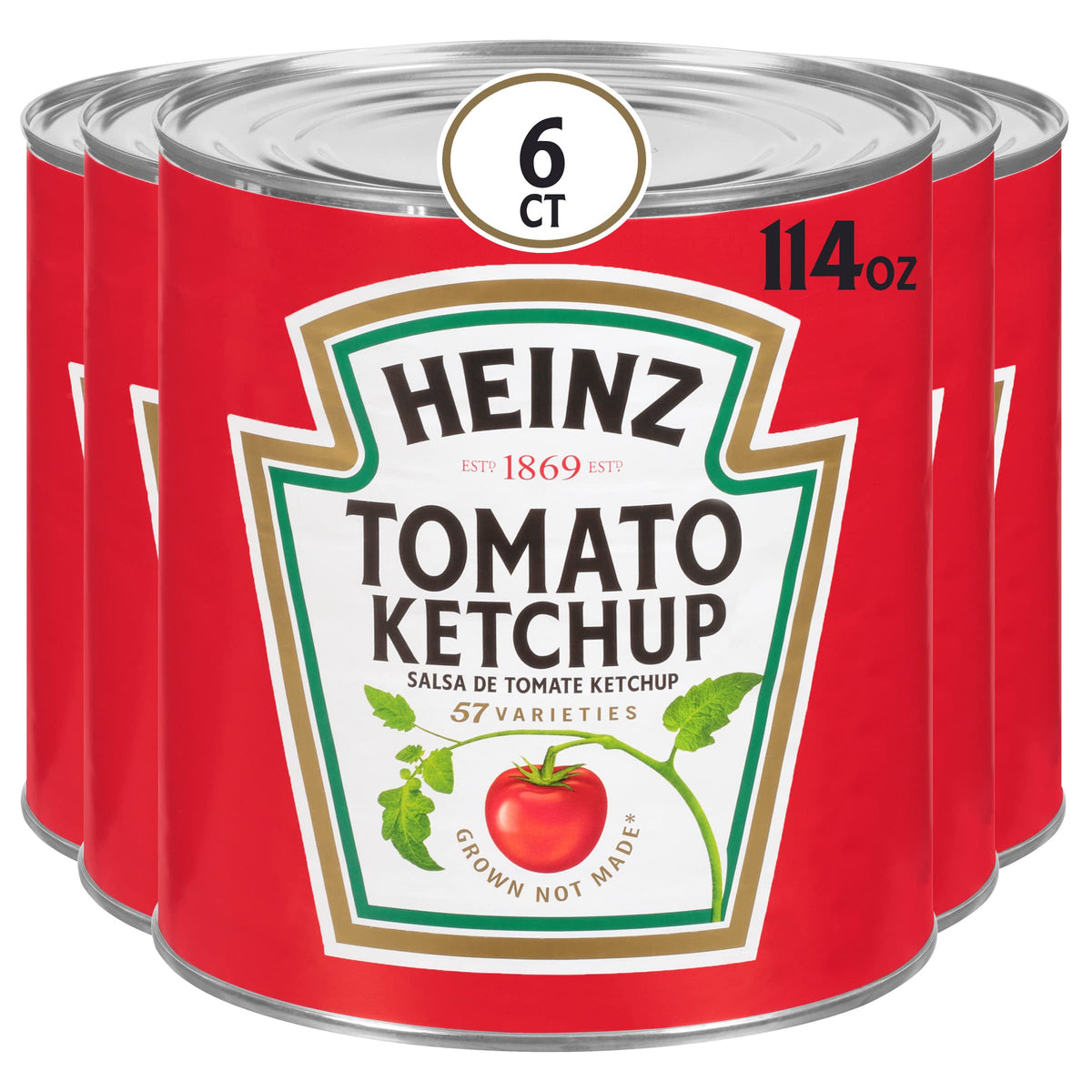 Heinz Tomato Ketchup (7lb Cans, Pack of 6)