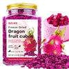 QZLGD Freeze-Dried Dragon Fruit, 19.40Z/550g, Freeze-Dried Fruit, Dragon Frui-t Snacks, No Sugar Added, for Drink, Baking, Break