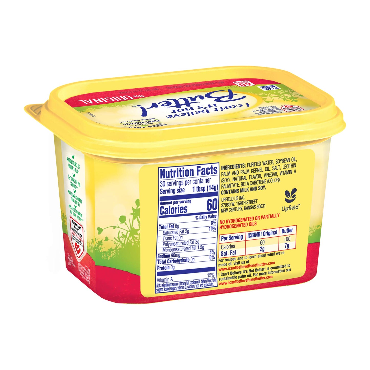 I Cant Believe Its Not Butter!, Buttery Spread, Original, 15 oz