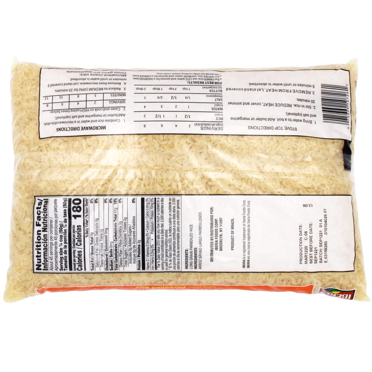 Iberia Parboiled Rice, 5 lb.
