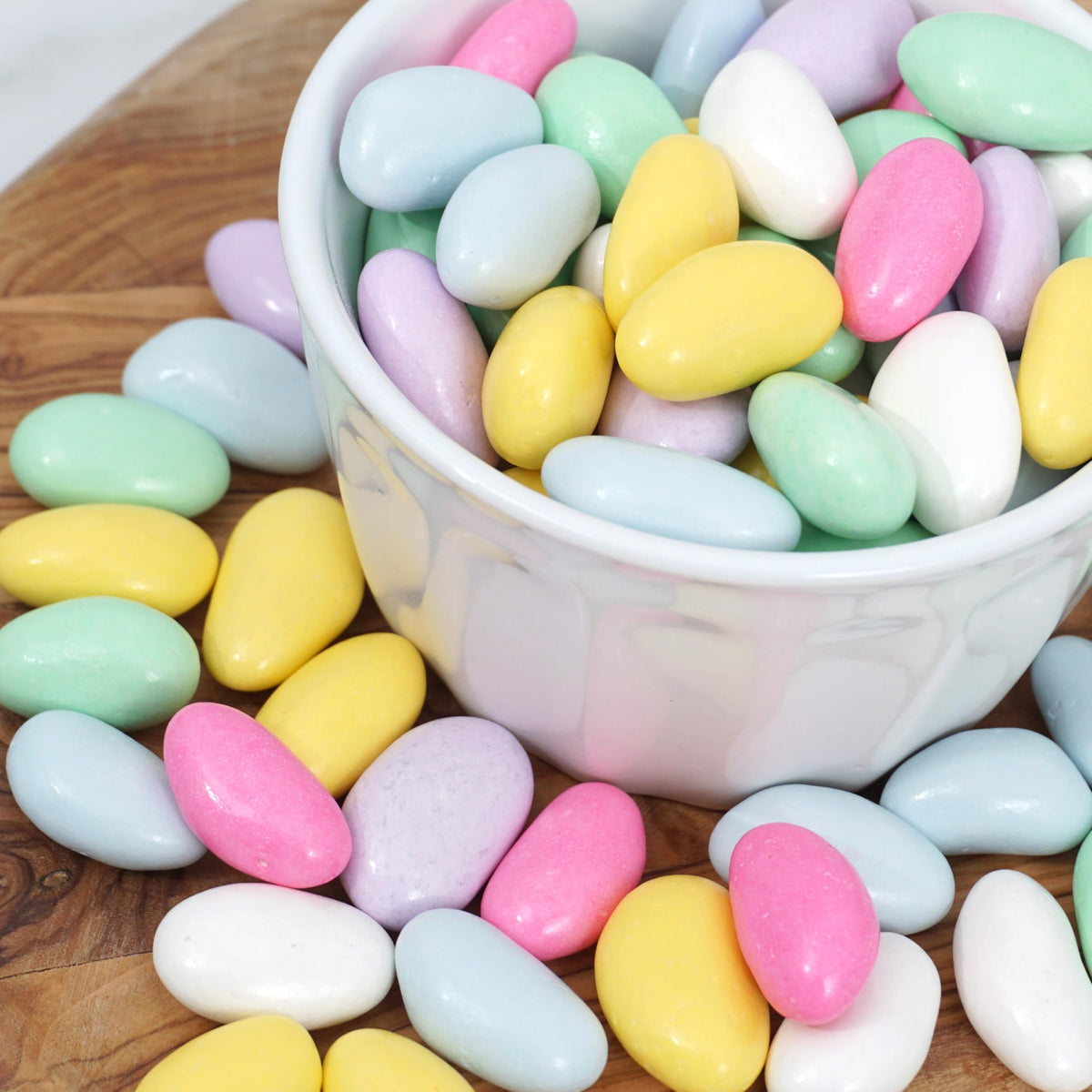 Assorted Jordan Almonds, 1 Pound Jodan Almonds Bulk Bag, Almond Candy, Jordan Almonds Candy
