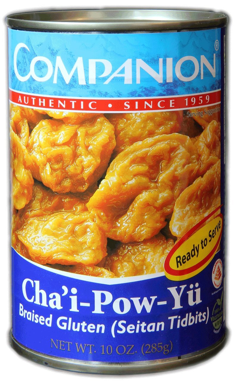 Companion - Braised Gluten Seitan Tidbits  10 Oz. Can (Pack Of 6)