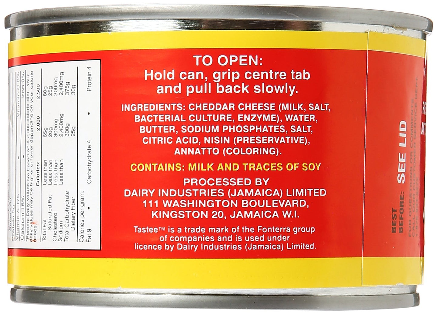 Jamaican Tastee Cheese - 8.8 Ounce