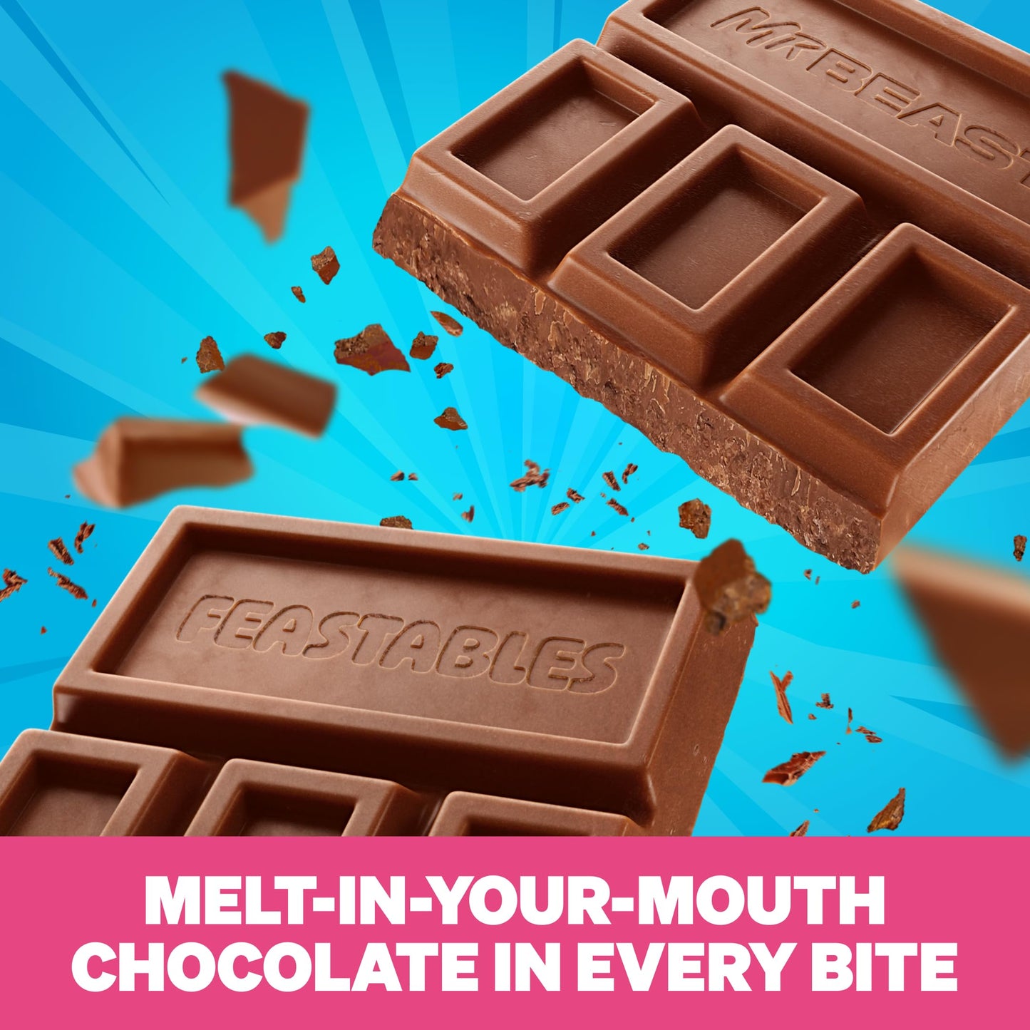 Feastables Mrbeast Milk & Cookies Pack, King Size Milk Chocolate & Cookies & Creme Bars, 10 Each, Candy Bars For Mature-Themeds & Kids As Snacks, Gifts, Or Dessert, Fairtrade Cocoa, 2.1 Oz Each, 20 Count