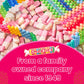 Smarties Squashies Foam Marshmallows Gummy Candies - Raspberry & Cream Flavored - Allergen Free, Peanut Free & Gluten Free Candy