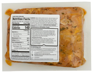 Whole Foods Market Kitchens Lemon Herb Boneless Skinless Chicken Thighs