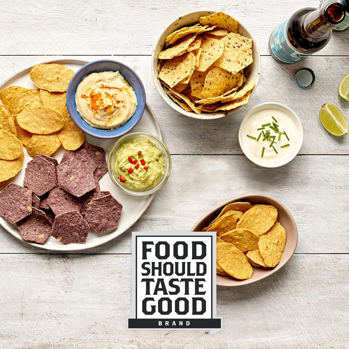 Food Should Taste Good Tortilla Chips, 5.5oz, Pack of 6 (Multigrain)