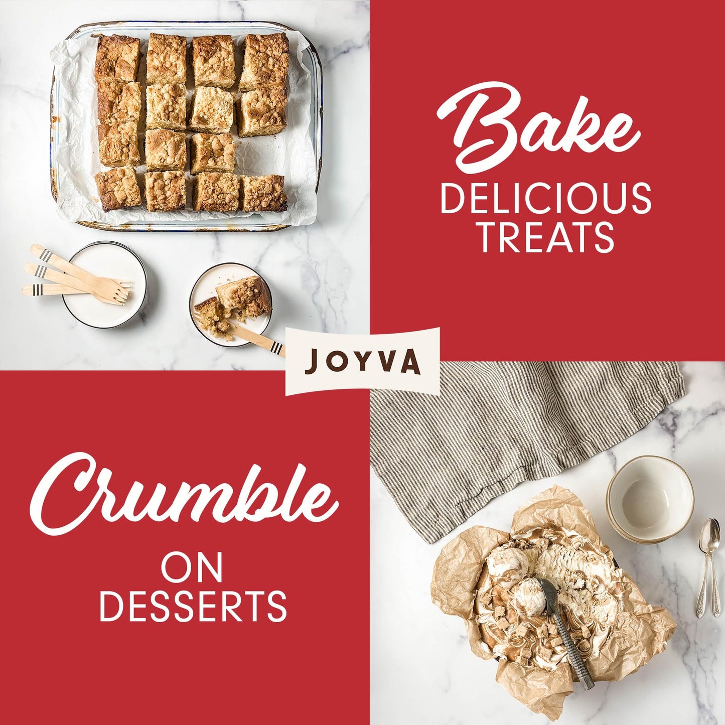 Joyva Halvah Marble Sesame Treat, Dairy Free & Gluten-Free, 16oz, Kosher Parve, Pack of 1