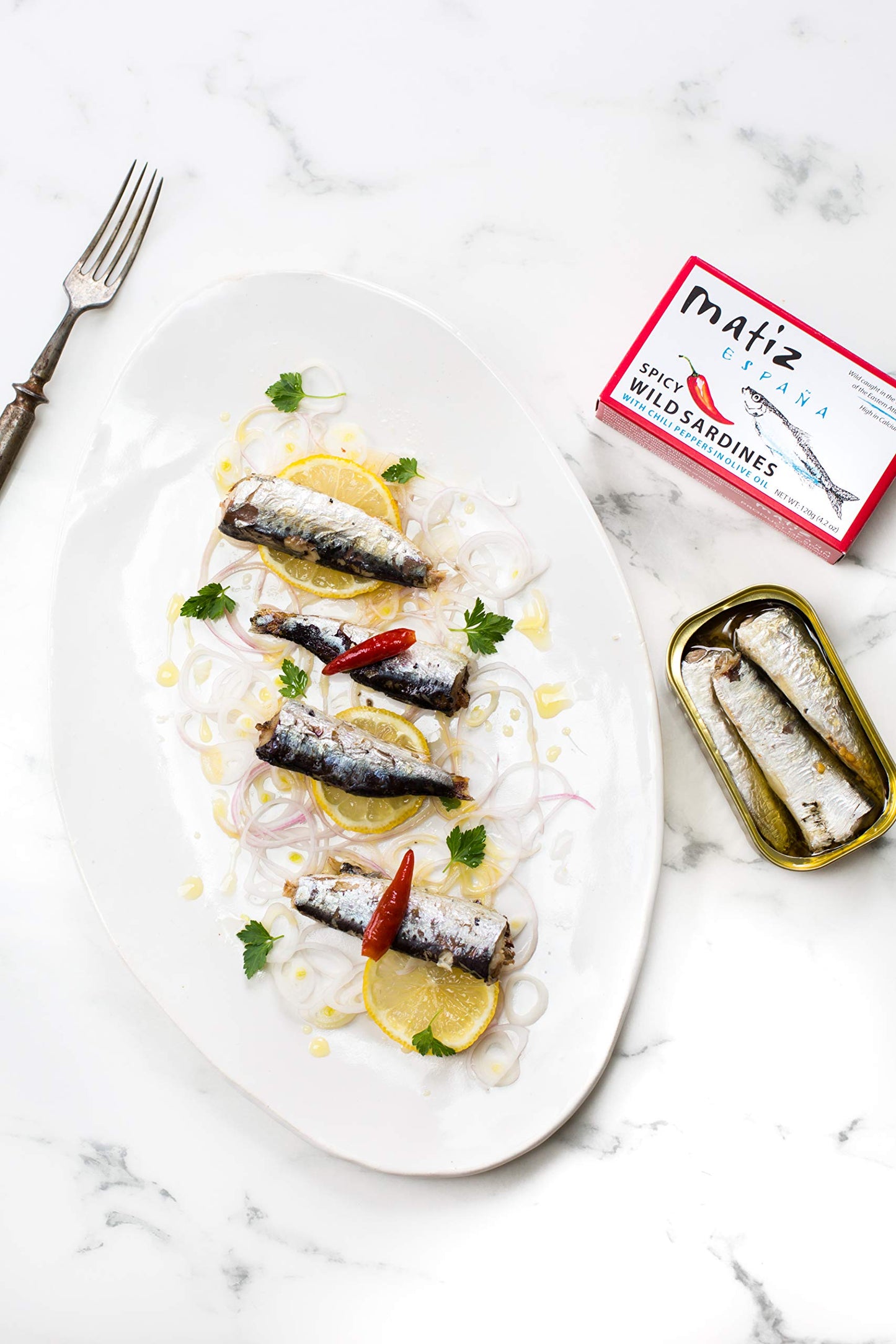 Matiz Sardines Variety Pack, Wild Caught Spanish Waters | 10 Tins | In Olive Oil, Sweet Piquillo Pepper, Spicy Piri Piri Pepper