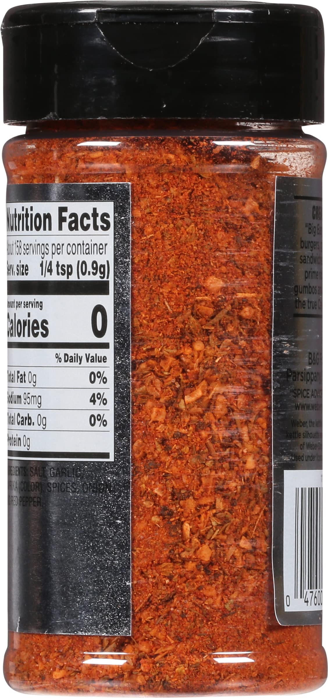 Weber N Orleans Cajun Seasoning, 5 oz (Pack of 6)
