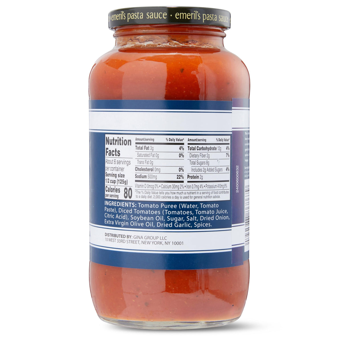 Emeril Lagasse Pasta Sauce - 25 Oz Jar Homestyle Marinara 6-Pack Gourmet Sauces: Best For Homemade Pasta, Spaghetti, Pizza & More - Enhanced, Bold & Flavorful