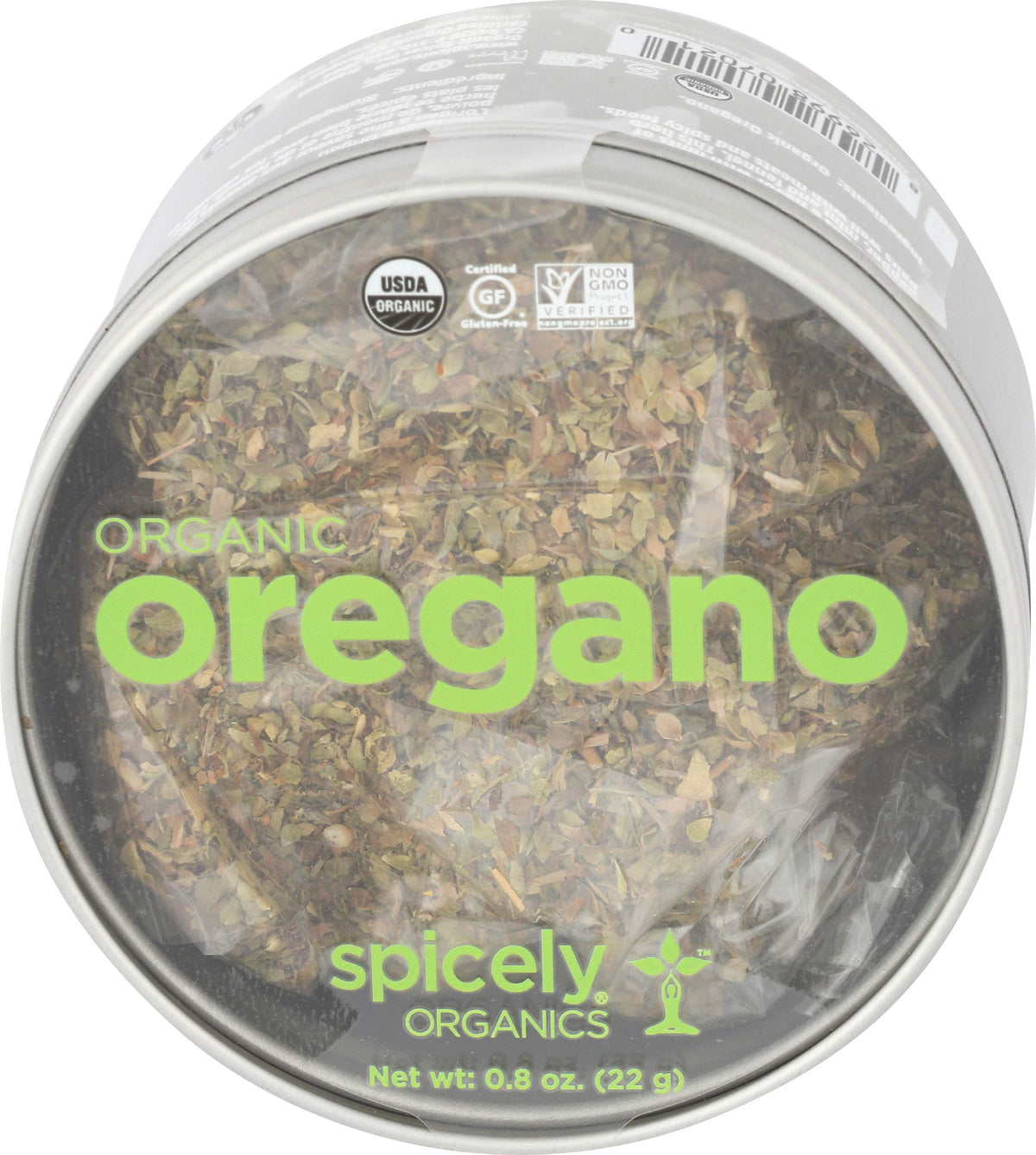 Spicely, Oregano Mediterranean Tin Organic, 0.8 Ounce