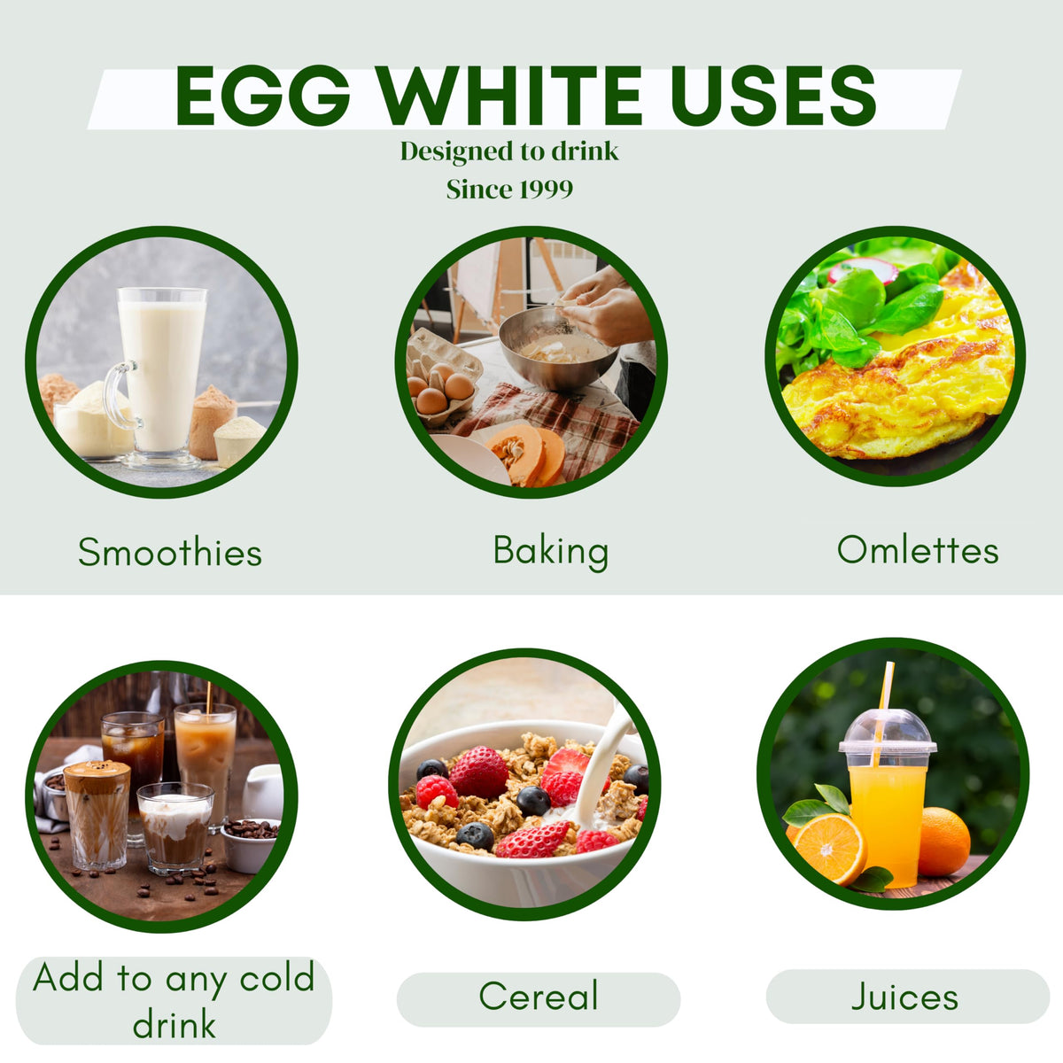 Egg Whites International Liquid Egg White Protein - 100% Pure, Cage-Free, 128 Fl Oz (1 Gallon)