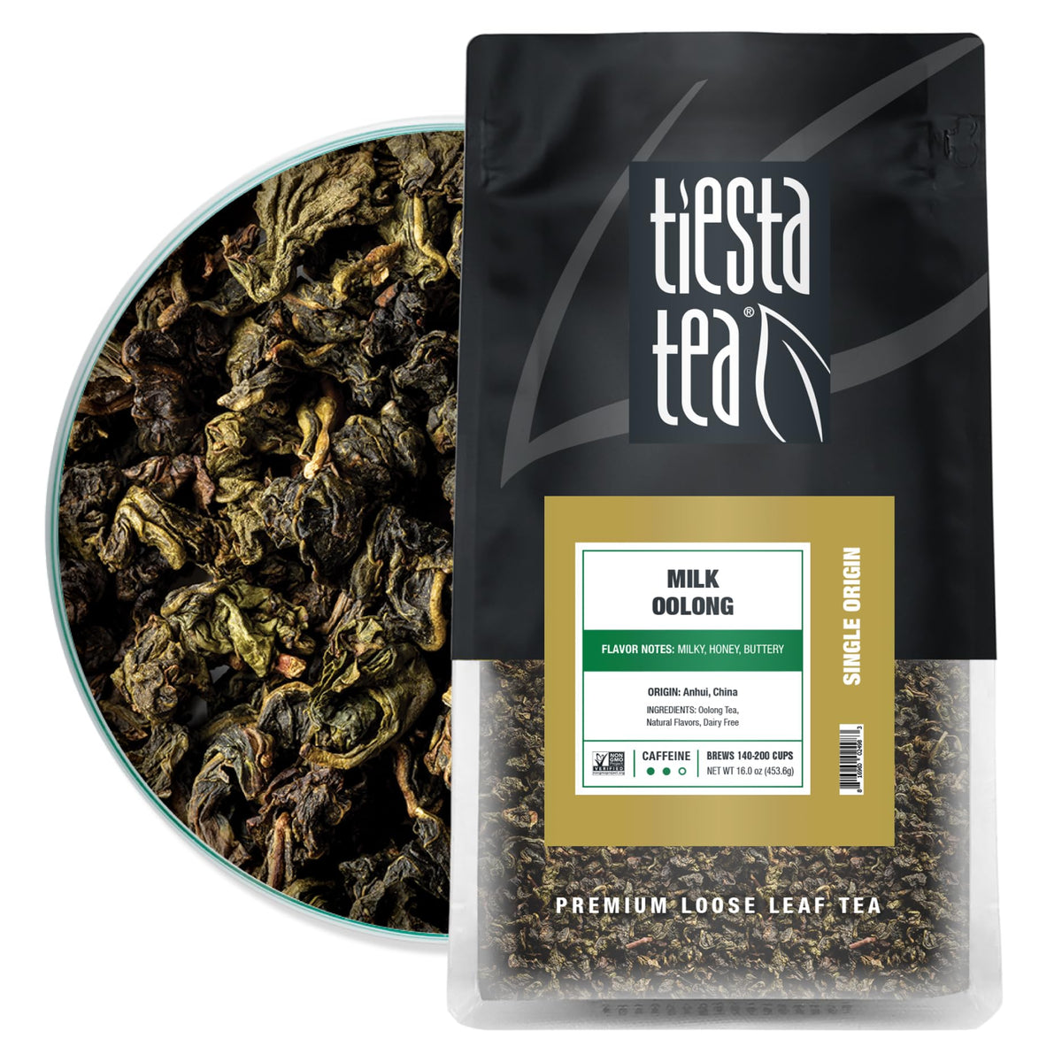 Tiesta Tea - Milk Oolong Tea | Single Origin Premium Loose Leaf Oolong Tea From China | 100% Pure Unblended Medium Caffeinated T