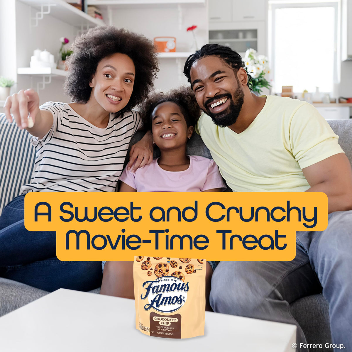 Famous Amos Classic Chocolate Chip Cookies, Bite-Size, 9 oz Resealable Bag