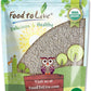 Food to Live Organic White Chia Seeds, 3 Pounds - Whole, Raw, Kosher, Keto, Sirtfood, Vegan, Bulk. Rich in Omega 3, Omega 6, Die