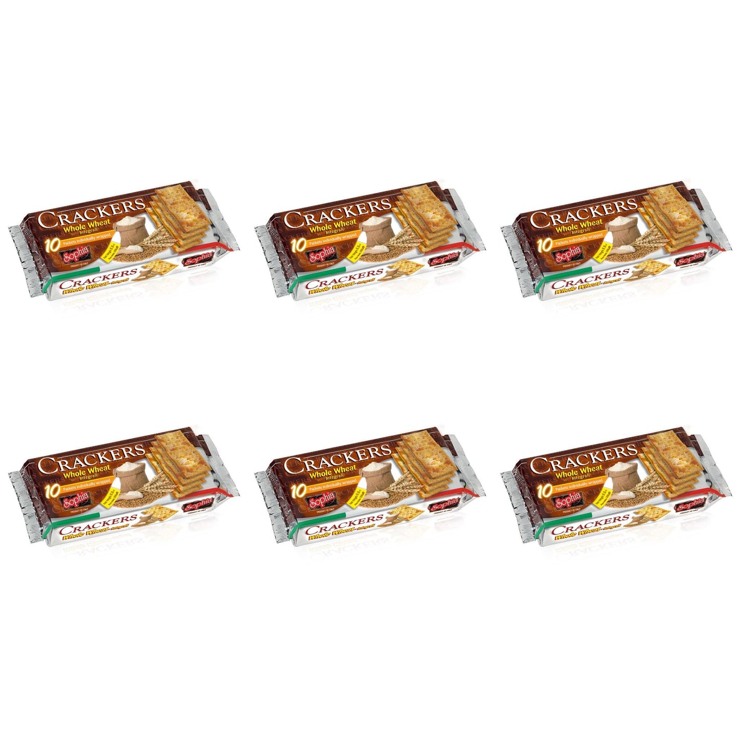 Sophia Cracker Italian Whole Wheat 8.8oz (6-pack)