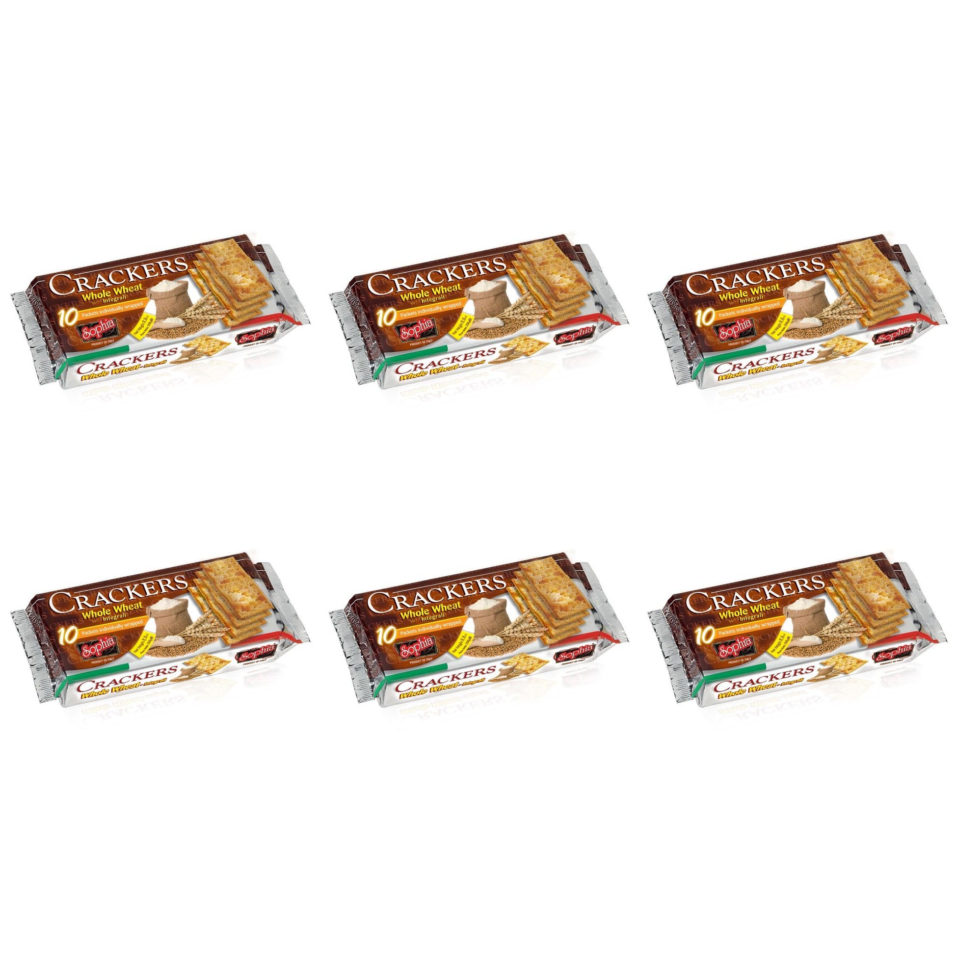 Sophia Cracker Italian Whole Wheat 8.8oz (6-pack)