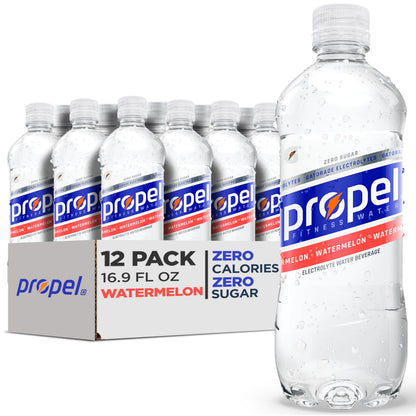 Propel Electrolyte Enhanced Water Sports Drink, Watermelon Flavored Water, Zero Calorie & Zero Sugar Hydration with Electrolytes