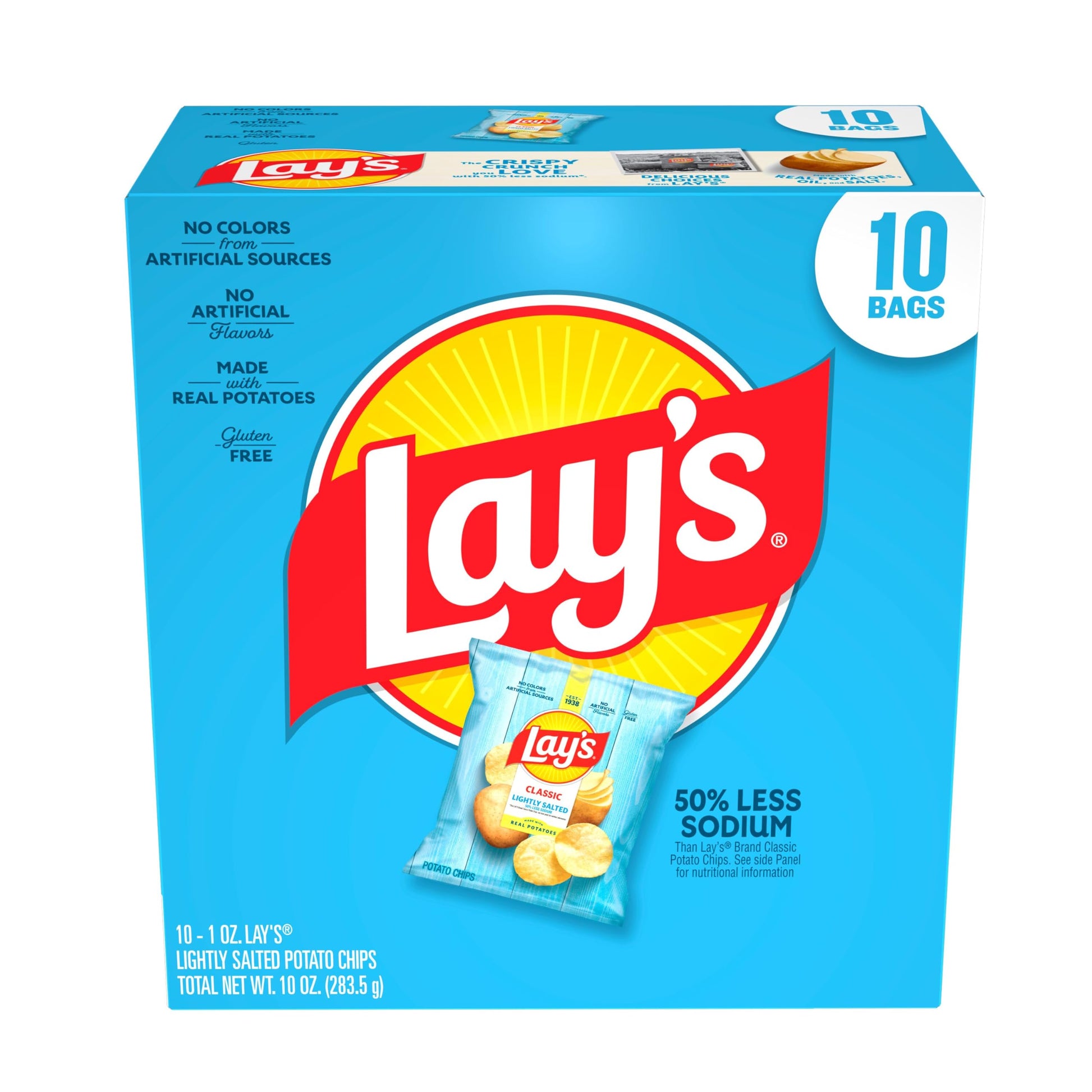 10ct Lays Lightly Salted