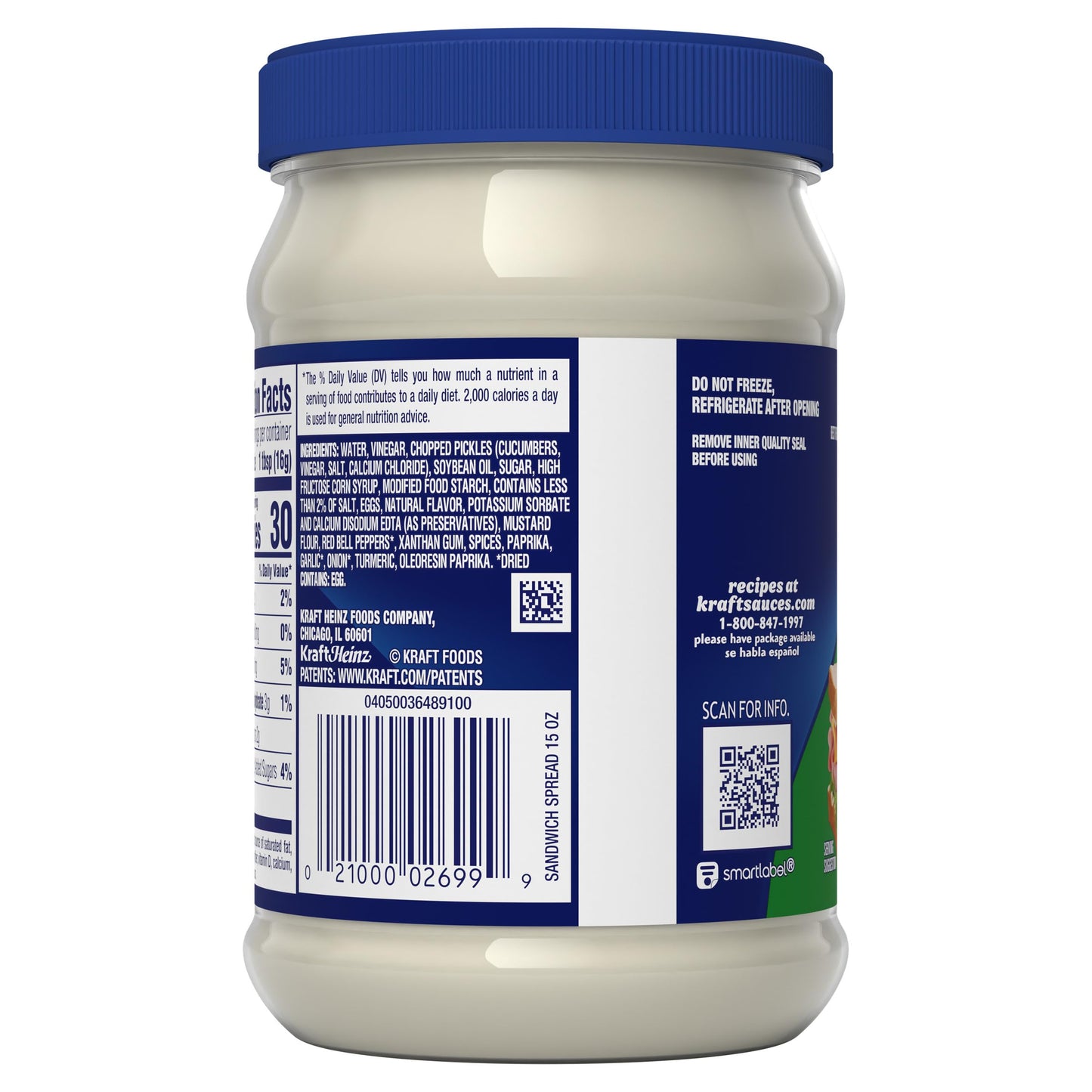 Kraft Americas Favorite Sandwich Spread, 15 fl oz Jar