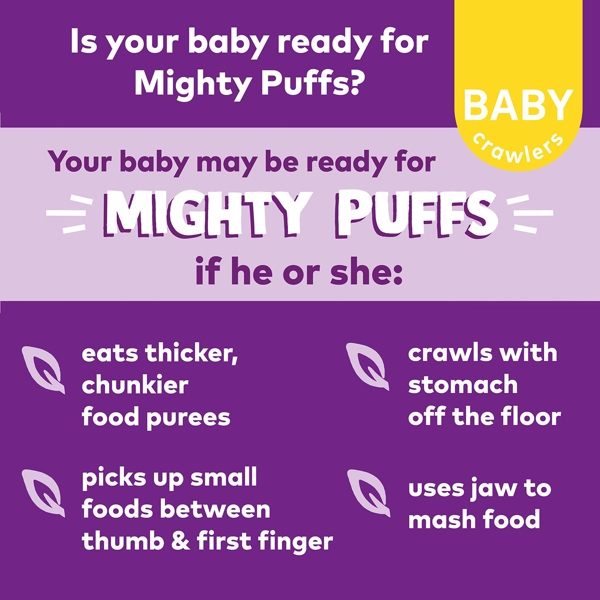 Plum Organics Mighty Puffs Organic Baby Food - Beet And Strawberry - 1.85 Oz Canister (Pack Of 6) - Ancient Grains And Chickpea